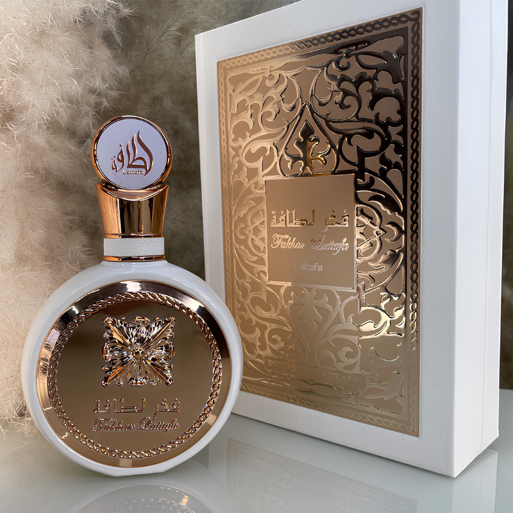 AD Fakhar Rose Lattafa 100ml Feminino na Wolf Essence