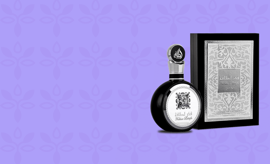 Banner Perfume Fakhar Black na Wolf Essence