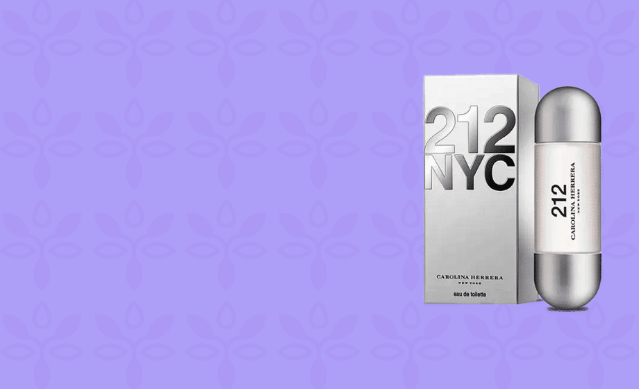 Banner Perfume Carolina Herrera 212 NYC feminino 100ml na Wolf Essence
