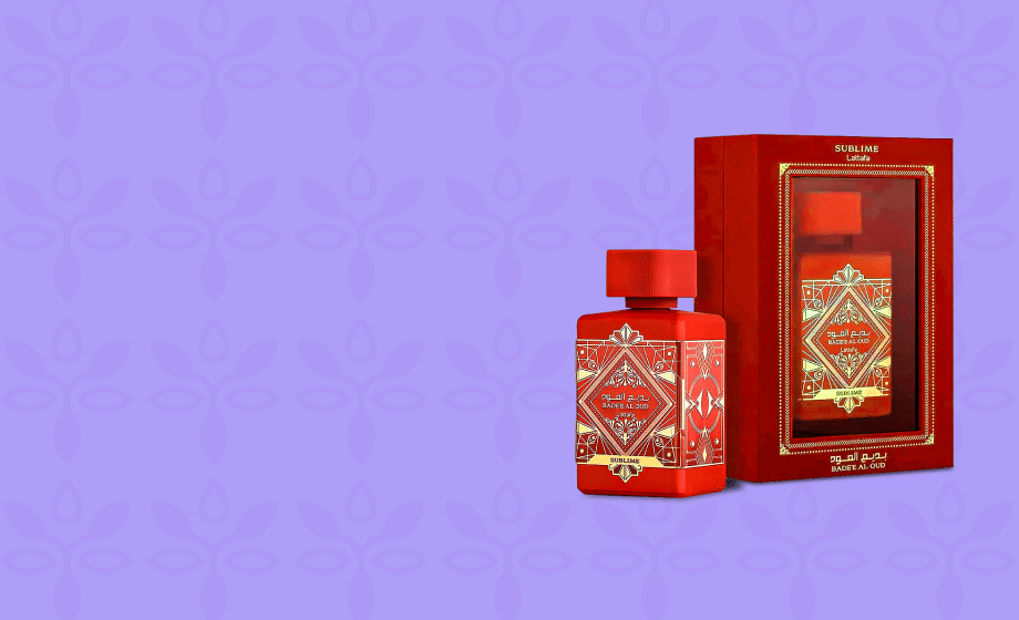 Banner Perfume Sublime Badee Al Oud na Wolf Essence