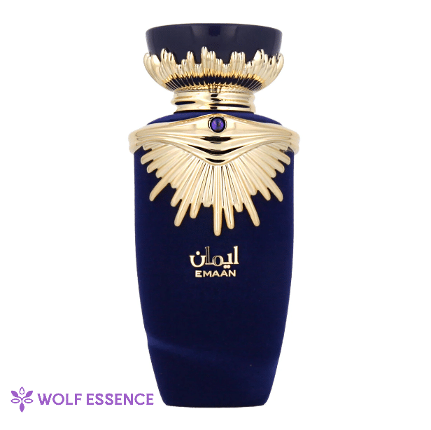 Foto Perfume Lattafa Emaan (Azul) Feminino – 100ml na Wolf Essence