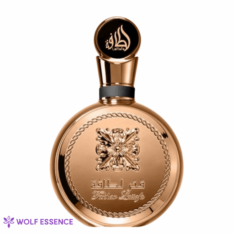 Perfume Lattafa Fakhar Gold Extrait Masculino na Wolf Essence