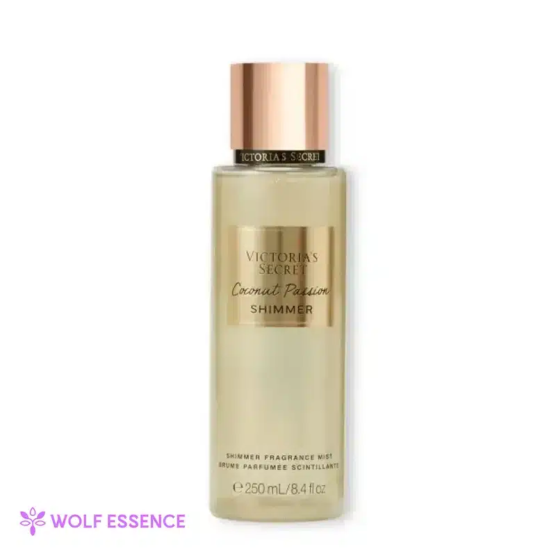 Body Splash Coconut Passion Shimmer - Victoria’s Secret - 250ml na Wolf Essence