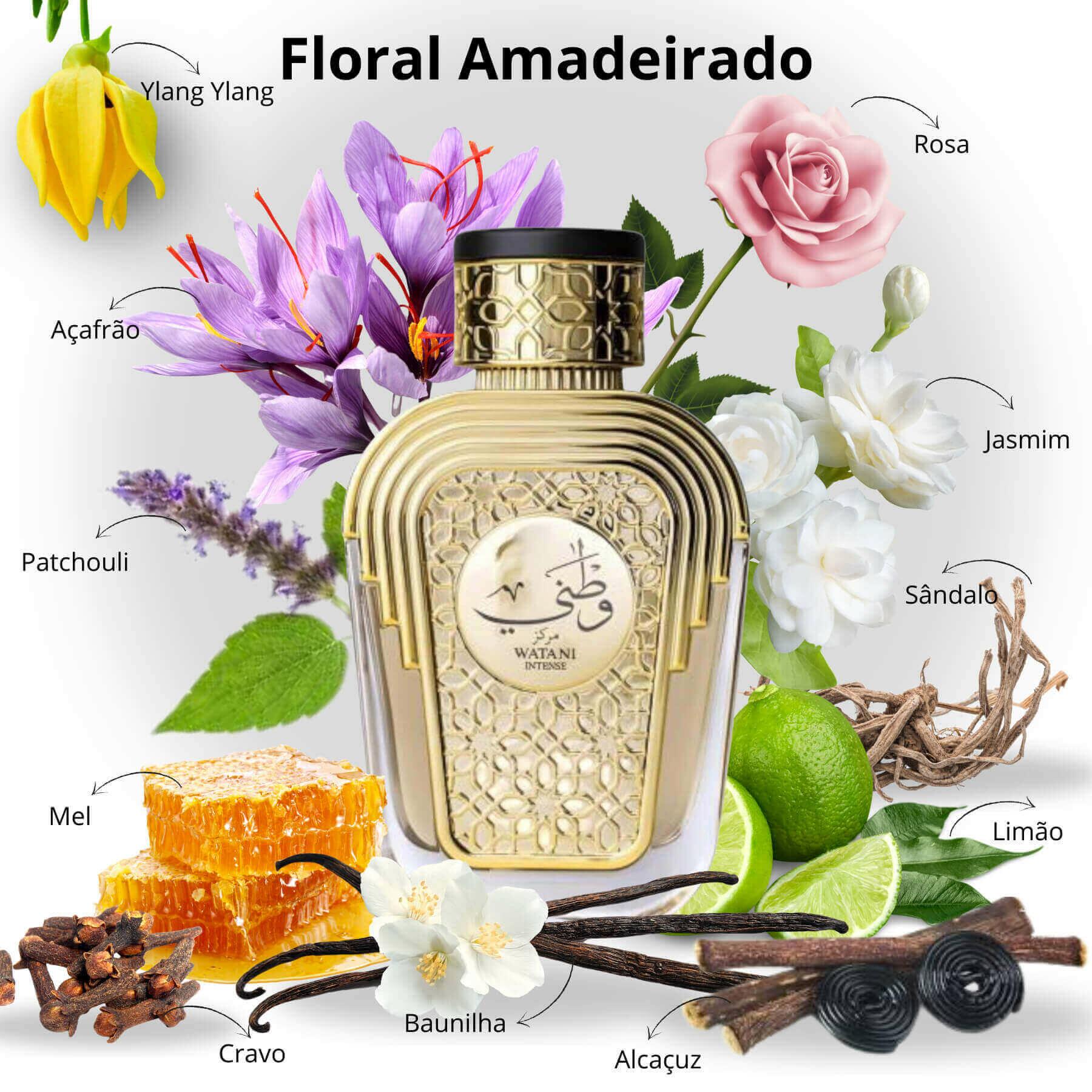 Ilustrativo do Perfume Al Wataniah Watani EDP Feminino – 100ml
