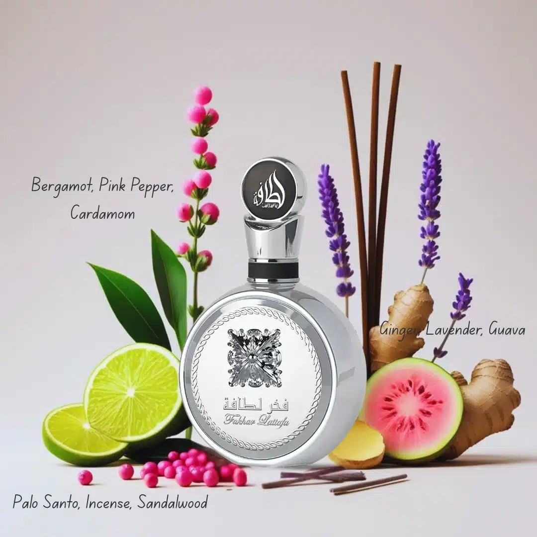 Ilustrativo do Perfume Lattafa Fakhar Platin EDP Unissex - 100ML