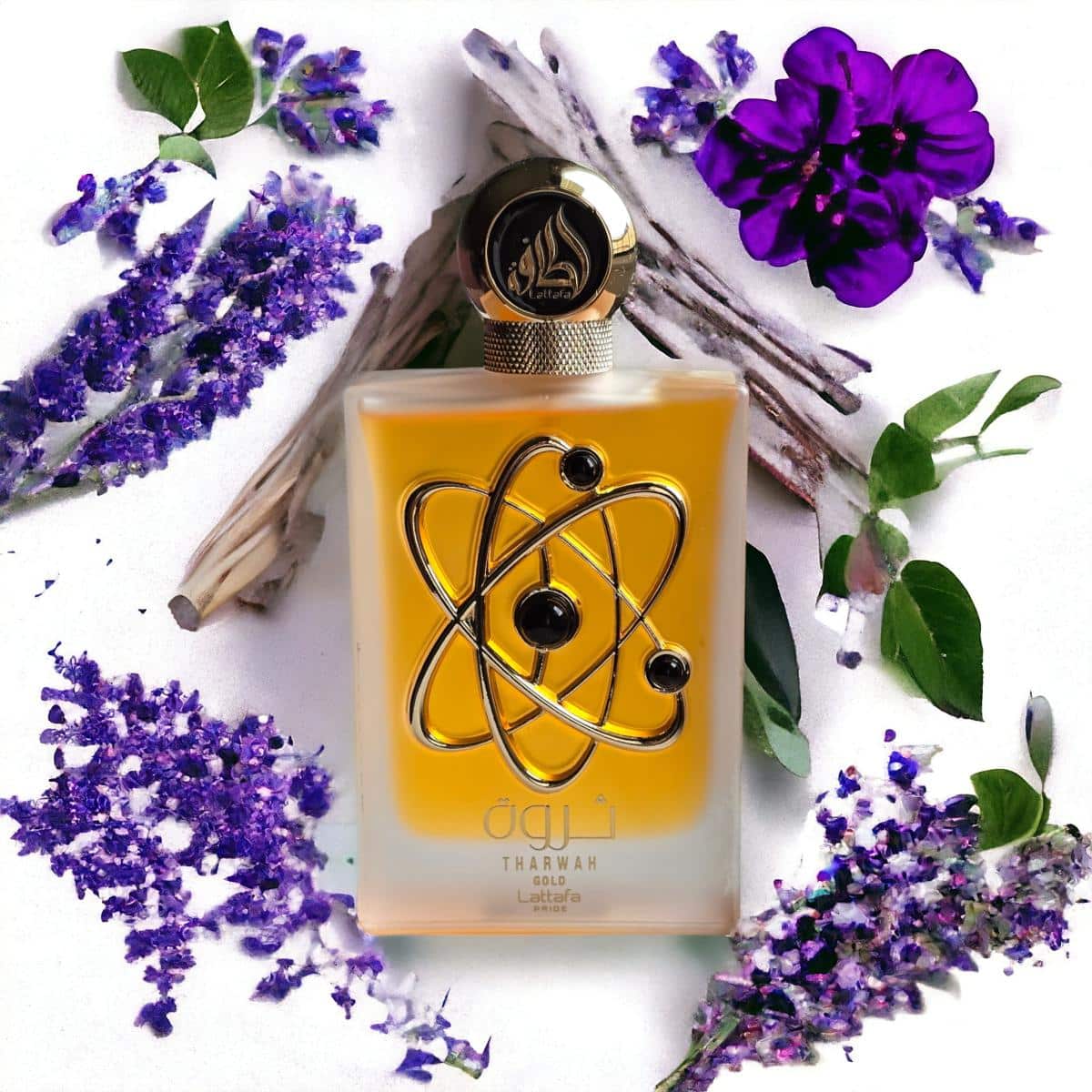 Ilustrativo do Perfume Lattafa Tharwah Gold EDP Feminino - 100ML