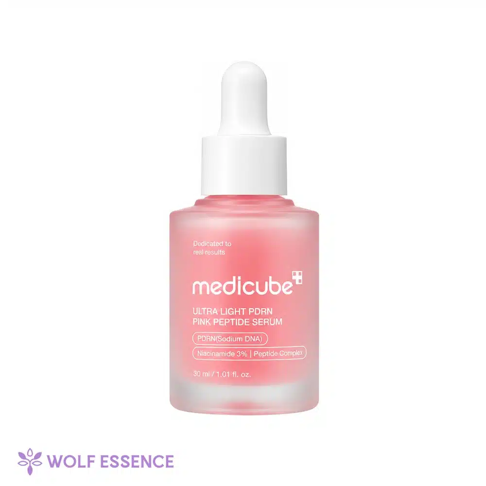 Medicube Ultra Light PDRN Pink Peptide Serum 30ml na Wolf Essence Medicube Ultra Light PDRN Pink Peptide Serum 30ml na Wolf Essence
